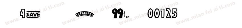U4Special 00125字体转换